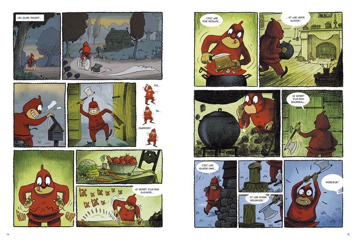 Extrait 2 planche du "Petit Bourreau de Montfleury"
 (Sarbacane éditions )