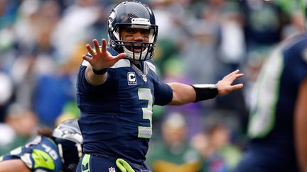 Le quaterback des Seattle Seahawks, Russell Wilson