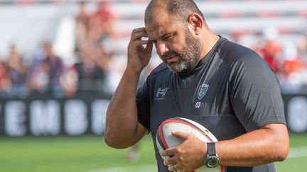 Patrice Collazo, l'entraîneur du RCT (CHRISTOPHE SIMON / AFP)