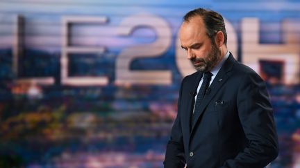 Le Premier ministre Édouard Philippe sur le plateau de TF1, le 7 janvier 2019. (ERIC FEFERBERG / POOL)