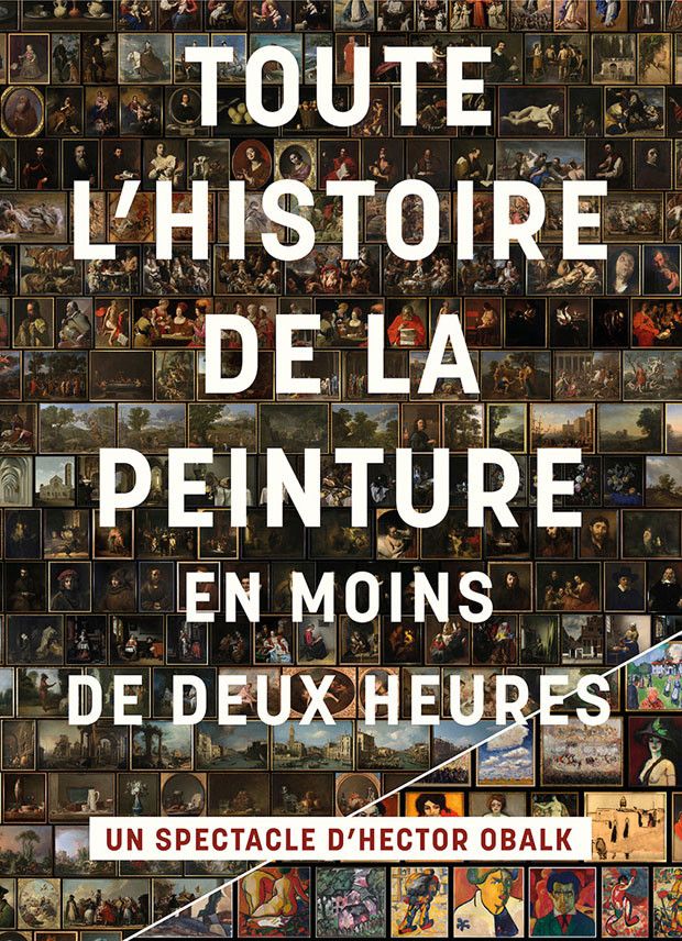 "Toute l'histoire de la peinture, en moins de deux heures" d'Hector Olbak. (DR)