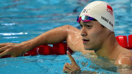 Sun Yang vise quatre titres à Kazan (CHRISTOPHE SIMON / AFP)