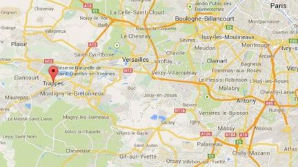 Un homme soup&ccedil;onn&eacute; d'avoir particip&eacute; aux violences de juillet 2013 &agrave; Trappes&nbsp;(Yvelines) a &eacute;t&eacute; interpell&eacute; le 4 f&eacute;vrier 2014. (GOOGLE MAPS)