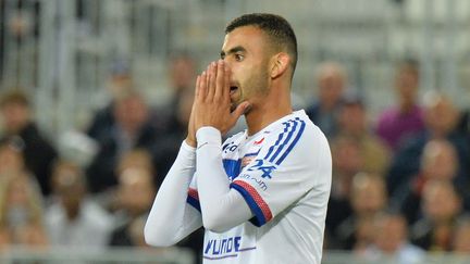 Rachid Ghezzal, le milieu offensif de Lyon. (NICOLAS TUCAT / AFP)