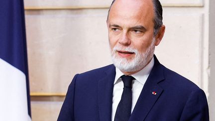 Édouard Philippe lors de la cérémonie d'investiture d'Emmanuel Macron à l'Élysée, le 7 mai 2022. (GONZALO FUENTES / AFP)