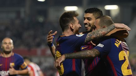 Le Barça continue son sans-faute en Liga avec 18 points en 6 journées de championnat.  (JOSEP LAGO / AFP)