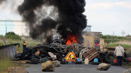  (Blocage de la raffinerie de Donges © WOSTOK PRESS/MAXPPP)