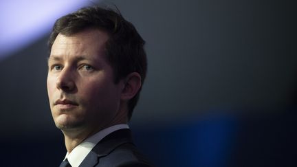 François-Xavier Bellamy lors du Conseil national des Républicains, le 16 mars 2019 à Lyon (ROMAIN LAFABREGUE / AFP)