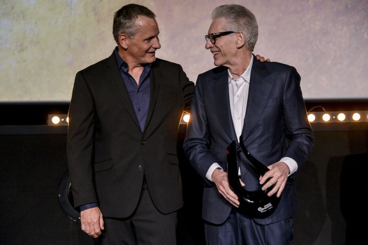 Viggo Mortensen et David Cronenberg (Beaune 2018)
 (BONY/SIPA )