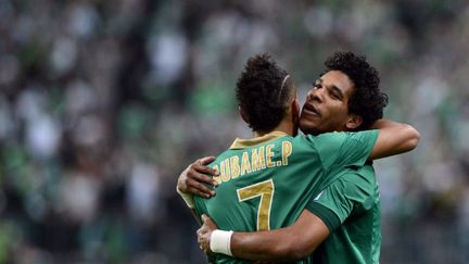 Brandao a ouvert le score face à Rennes en finale de la Coupe de la Ligue. (FRANCK FIFE / AFP)