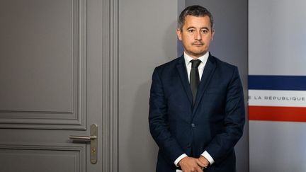 Gérald Darmanin, ministre de l'Intérieur, à Paris, le 10 novembre 2022. (XOSE BOUZAS / HANS LUCAS / AFP)