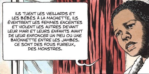 Extrait de la bande dessinée «Kivu» de Simon et Van Hamme (Le Lombard éditions)  (Simon - Van Hamme / Le Lombard)