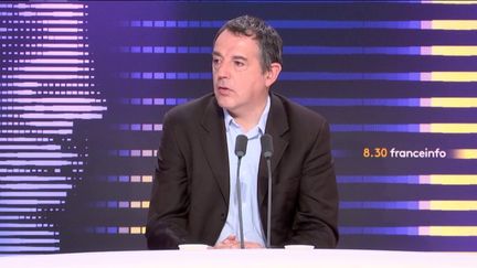 Jérôme Fourquet, directeur du département "Opinion et stratégies d’entreprise" de l’Ifop, était l'invité du "8h30 franceinfo" du lundi 17 juillet 2023. (FRANCEINFO / RADIOFRANCE)