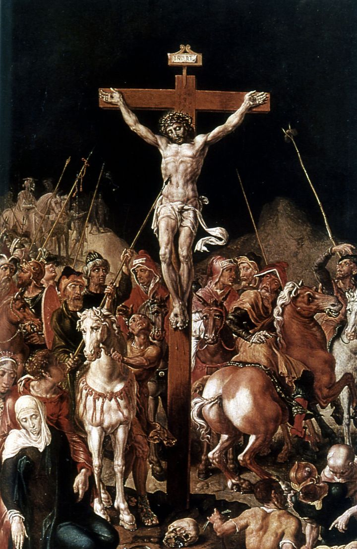 L'oeuvre Golgotha de Maerten van Heemskerck est conservée au Musée de h'Hermitage de Saint-Petersbourg 
 (ANN RONAN PICTURE LIBRARY / PHOTO12)