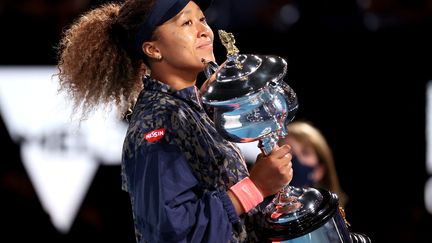 Naomi Osaka a remporté son quatrième titre du Grand Chelem, à Melbourne, samedi 20 février. (DAVID GRAY / AFP)