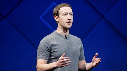 Le patron de Facebook, Mark Zuckerberg, lors d'une conférence à San José (Californie), le 18 avril 2017. (STEPHEN LAM / REUTERS)