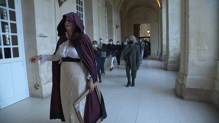 Les âmes lointaines par L’Incertaine compagnie, à l’Abbaye-aux-Dames à Caen. (P. Latrouitte / France Télévisions)