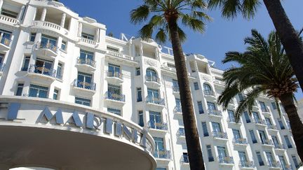 Le rachat de l'h&ocirc;tel Martinez &agrave; Cannes (Alpes-Maritimes) par un investisseur du Qatar a &eacute;t&eacute; annonc&eacute; le 22 juin 2012. (ANTOINE LORGNIER / AFP)