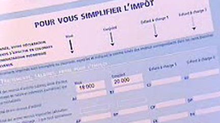 La déclaration de revenus pré-remplie (© France 2 (1-2-2006))