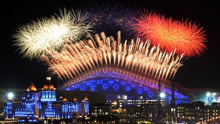 C&eacute;r&eacute;monie d'ouverture des JO d'hiver de Sotchi (Russie), le 7 f&eacute;vrier 2014. (ALEXANDER NEMENOV / AFP)