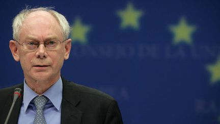 &nbsp; (Herman Van Rompuy, président du Conseil européen © ANSOTTE ETIENNE/SIPA)