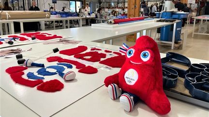 La PME Doudou et Compagnie fabriquera 60% des mascottes de Paris 2024. La moitié sera produite dans son usine en Bretagne. (APOLLINE MERLE / FRANCEINFO SPORT)