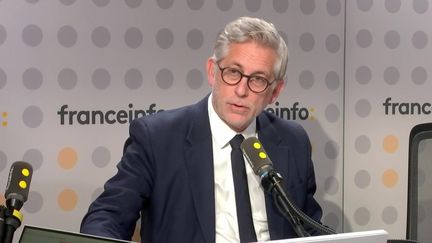 Frédéric Valletoux, président Horizons de la commission des Affaires sociales de l'Assemblée nationale, lundi 21 octobre 2024. (FRANCEINFO / RADIO FRANCE)