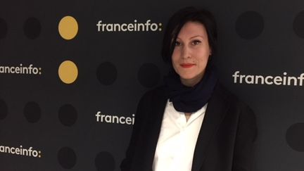 Ovidie, invitée de franceinfo. (SOPHIE BRIA / RADIO FRANCE)