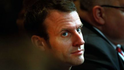 &nbsp; (Emmanuel Macron était l'invité du 20 heures de France 2 ce dimanche © MaxPPP)