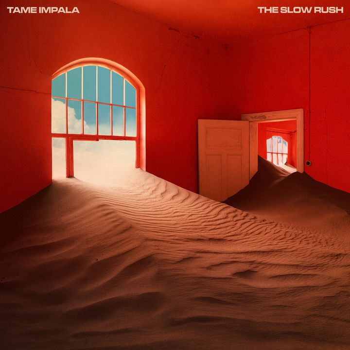 La pochette de The Slow Rush, quatrième album du groupe australien Tame Impala, sorti en février 2020. (NEIL KRUG / KEVIN PARKER)