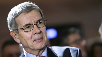 Philippe Varin, le pr&eacute;sident du directoire de PSA Peugeot Citro&euml;n, le 25 novembre 2013 &agrave; Paris. (KENZO TRIBOUILLARD / AFP)