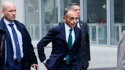 Le polémiste d'extrême droite Eric Zemmour, lors du salon du Made in France à Paris, le 14 novembre 2021. (THOMAS SAMSON / AFP)