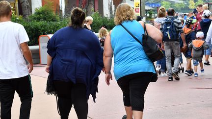 Des visiteurs entrent dans le parc de Disneyland Paris, le 23 août 2018. (MAXPPP)