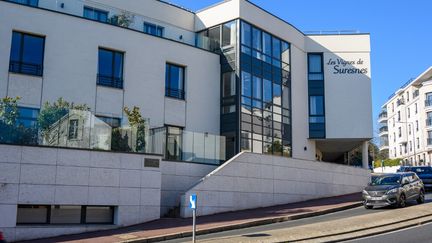 Les Vignes de Suresnes (Hauts-de-Seine), a nursing home of the Orpea group.  (ERIC BERACASSAT / HANS LUCAS / AFP)