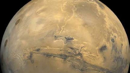 Une photo de la planète Mars prise par le téléscope spatial Hubble. (AFP PHOTO/NASA)