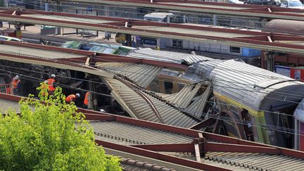  (La catastrophe de Brétigny le 13 juillet 2013 © REUTERS/Gonzalo Fuentes)