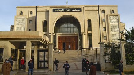 Tribunal&nbsp;de Dar El Baida, Alger, le 4 février 2021. (RYAD KRAMDI / AFP)