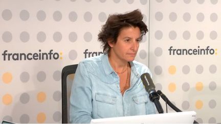 Christine Turk, directrice éditoriale et digitale du groupe Hildegarde, le 18 octobre 2023. (FRANCEINFO / RADIO FRANCE)