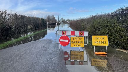 Routes coupées dans le Calvados en raison des intempéries (photo d'illustration).  (NOLWENN LE JEUNE)