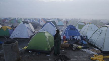  (Dans l'attente d'une aide européenne, la Grèce doit gérer l'arrive massive de réfugiés à Idomeni, près de la fontière macédonienne © Reuters / Marko Djurica)