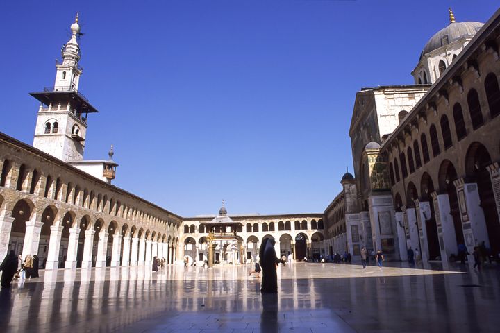 Mosquée des Omeyyades, Damas, Syrie, 31 août 2015 (BLANCHE-ANA/ ONLYWORLD.NET / ONLY FRANCE)