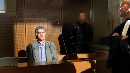 Le criminel multir&eacute;cidiviste Pierre Bodein, le 9 septembre 2008, au tribunal de grande instance de Colmar (Haut-Rhin). (FREDERICK FLORIN / AFP)