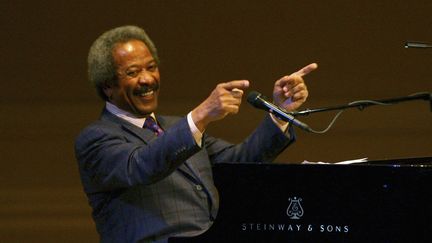 Allen Toussaint en 2008 à Carnegie Hall à New York, pour un concert au profit du Tibet.
 (Scott Wintrow / Getty Images North America / Getty Images/AFP)