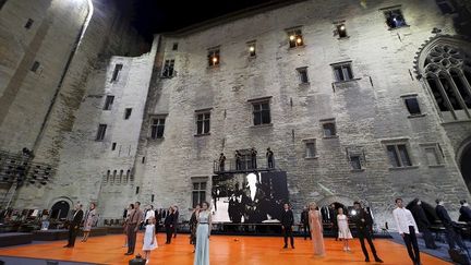 "Les Damnés" en ouverture du festival d'Avignon 2016 dans la Cour du Palais des Papes
 (PHOTOPQR/LA PROVENCE/MAXPPP)