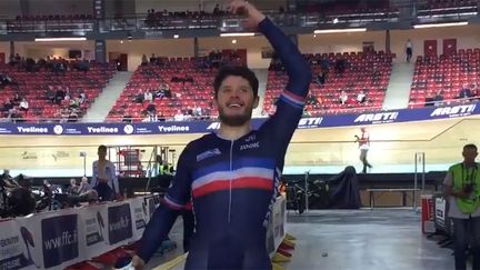 Le vélodrome de Saint-Quentin-en-Yvelines sourit au Français Quentin Lafargue