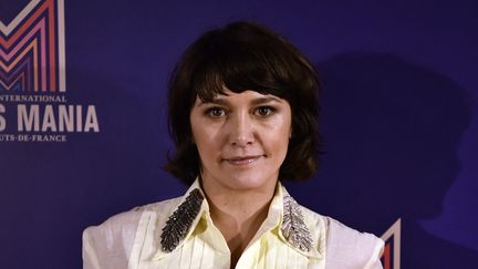 Emma De Caunes lors du Festival "Series Mania" à Lille en mars 2019. (FRANCOIS LO PRESTI / AFP)