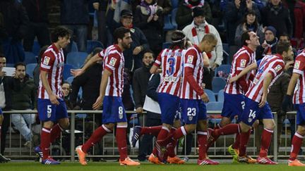 Les joueurs de l'Atletico Madrid