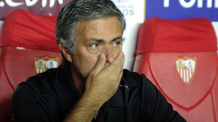 L'entraîneur du Real Madrid José Mourinho (CRISTINA QUICLER / AFP)