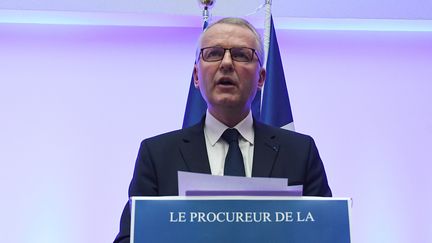 Rémy Heitz, le 12 décembre 2018 lors d'une conférence de presse à Strasbourg. (PATRICK HERTZOG / AFP)