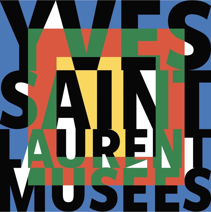 Affiche de l'exposition "Yves Saint Laurent aux Musées", 2022 (DR)